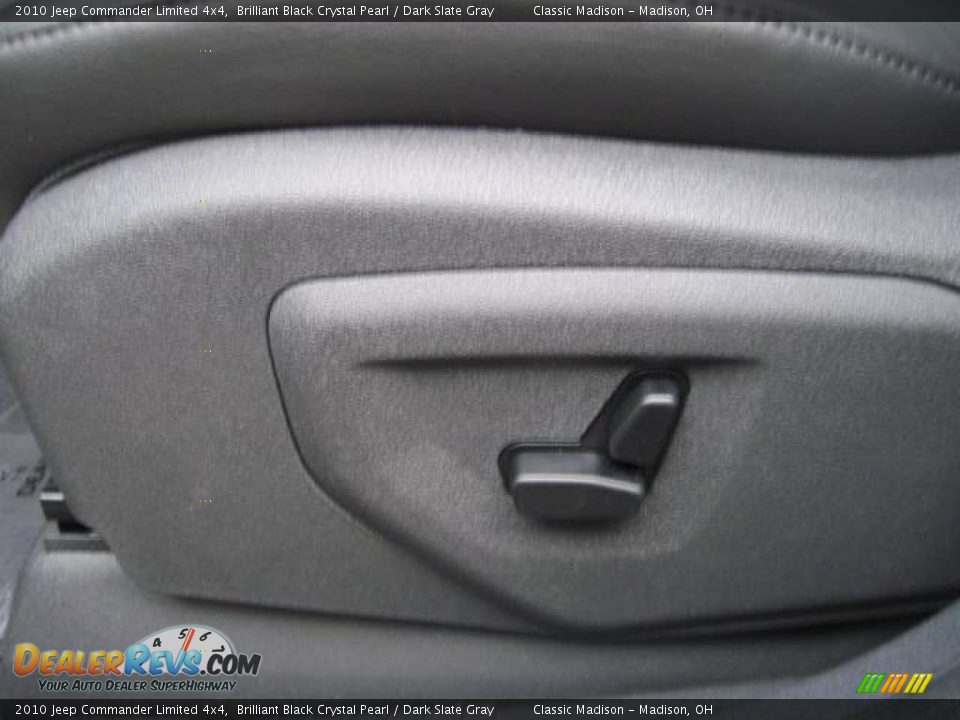 2010 Jeep Commander Limited 4x4 Brilliant Black Crystal Pearl / Dark Slate Gray Photo #7