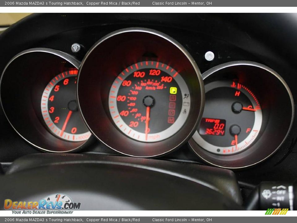 2006 Mazda MAZDA3 s Touring Hatchback Copper Red Mica / Black/Red Photo #11