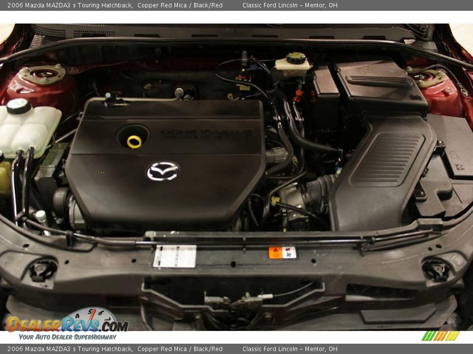 2006 Mazda MAZDA3 s Touring Hatchback Copper Red Mica / Black/Red Photo #20