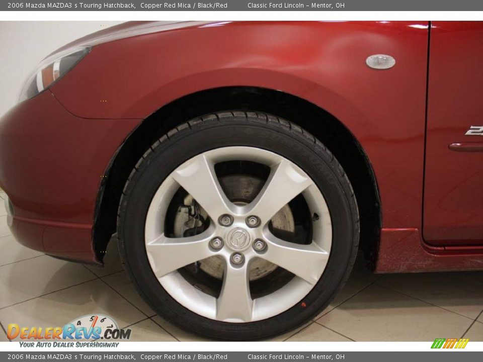 2006 Mazda MAZDA3 s Touring Hatchback Copper Red Mica / Black/Red Photo #21