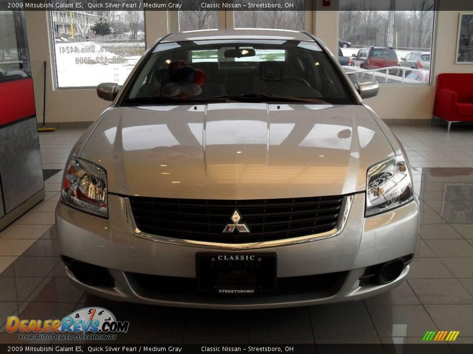 2009 Mitsubishi Galant ES Quick Silver Pearl / Medium Gray Photo #5