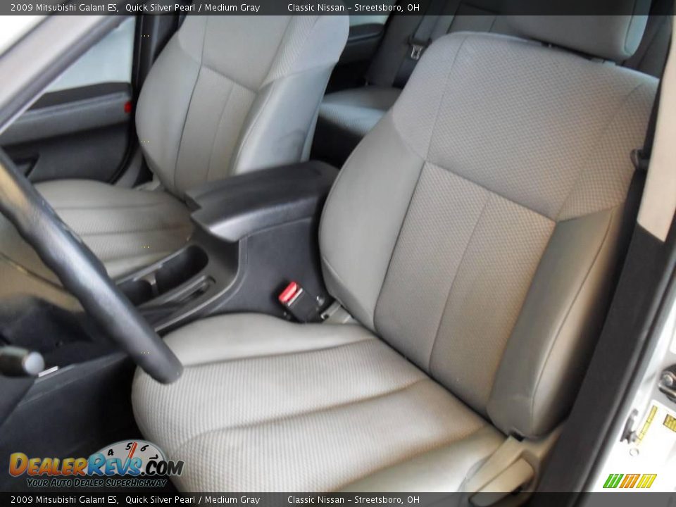 2009 Mitsubishi Galant ES Quick Silver Pearl / Medium Gray Photo #15
