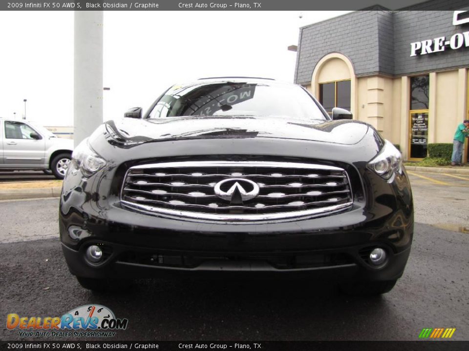 2009 Infiniti FX 50 AWD S Black Obsidian / Graphite Photo #2