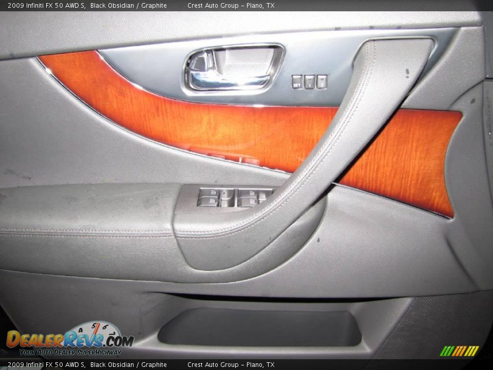 2009 Infiniti FX 50 AWD S Black Obsidian / Graphite Photo #11