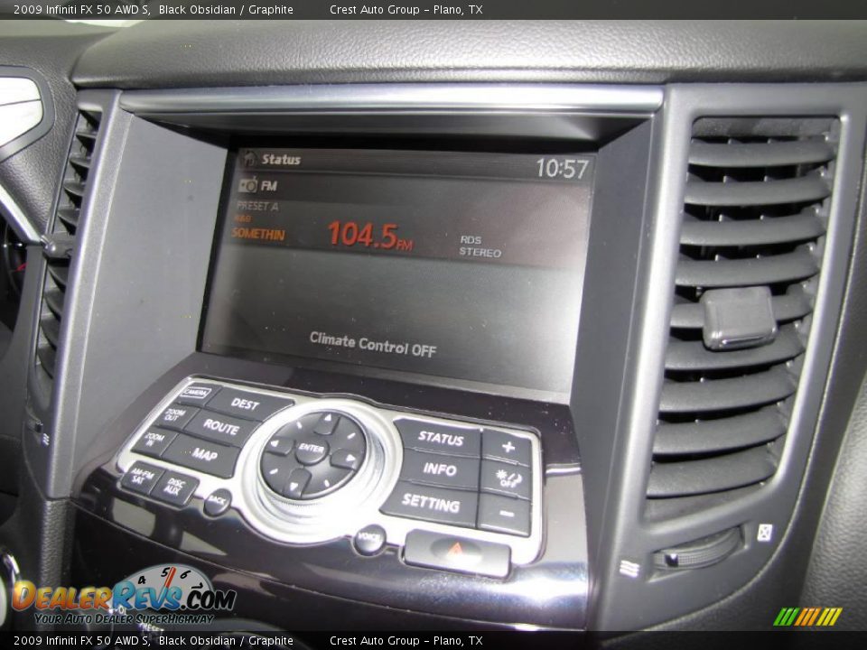 2009 Infiniti FX 50 AWD S Black Obsidian / Graphite Photo #15