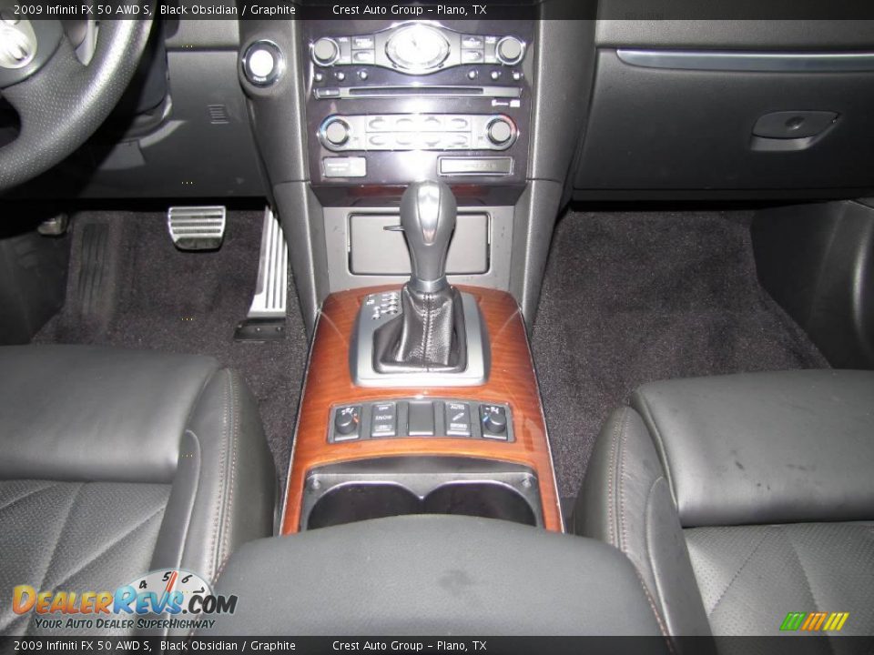 2009 Infiniti FX 50 AWD S Black Obsidian / Graphite Photo #16