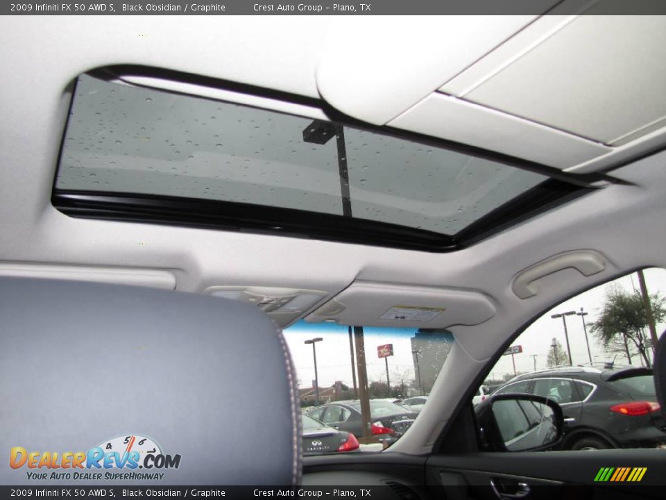 2009 Infiniti FX 50 AWD S Black Obsidian / Graphite Photo #17