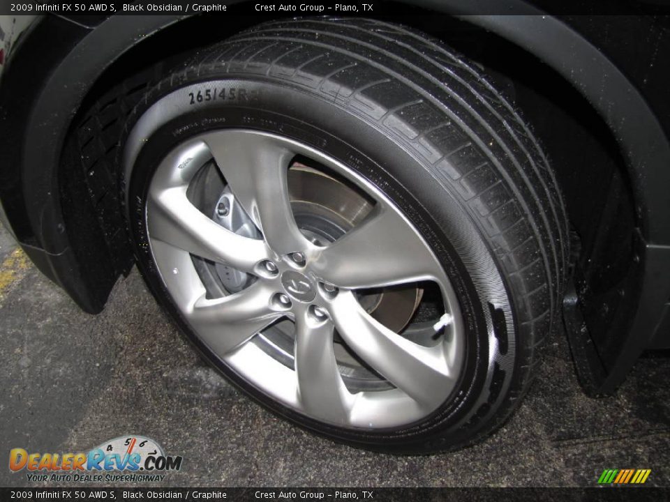 2009 Infiniti FX 50 AWD S Black Obsidian / Graphite Photo #21