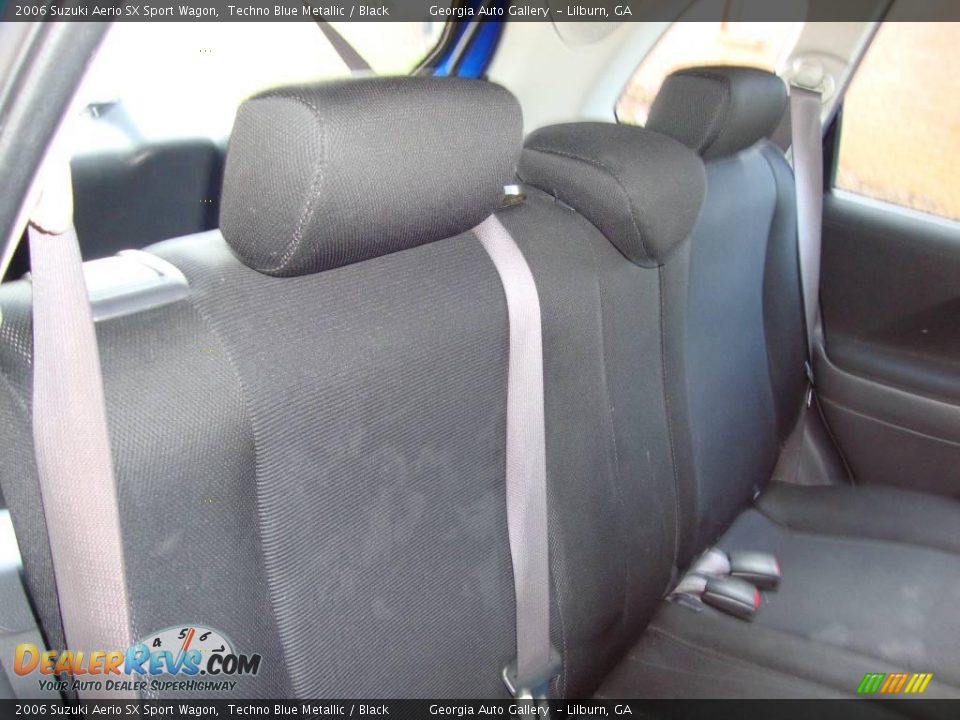 2006 Suzuki Aerio SX Sport Wagon Techno Blue Metallic / Black Photo #19