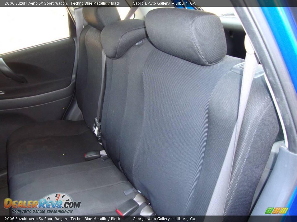 2006 Suzuki Aerio SX Sport Wagon Techno Blue Metallic / Black Photo #20
