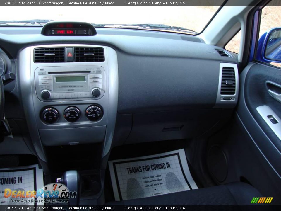 2006 Suzuki Aerio SX Sport Wagon Techno Blue Metallic / Black Photo #22
