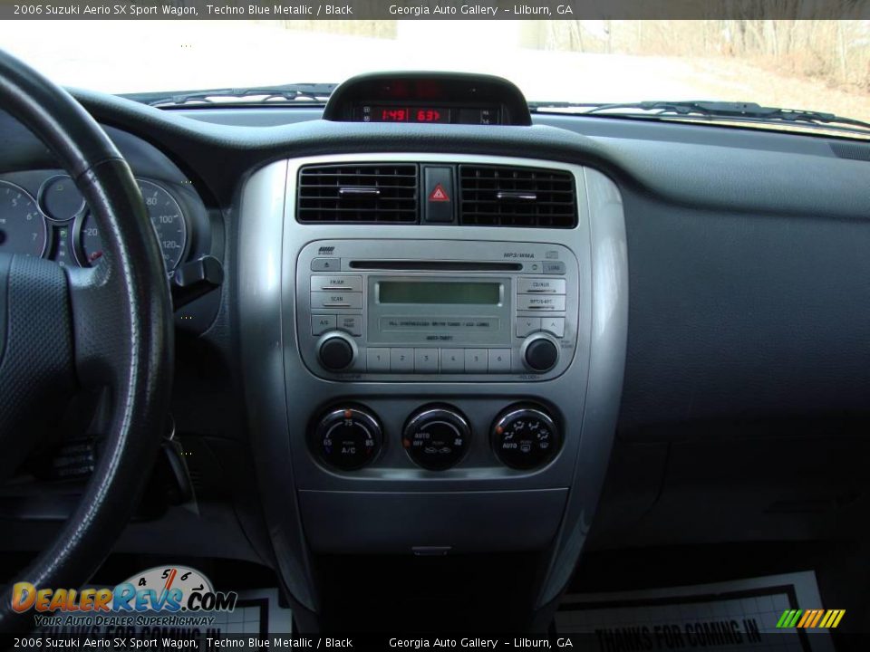 2006 Suzuki Aerio SX Sport Wagon Techno Blue Metallic / Black Photo #24