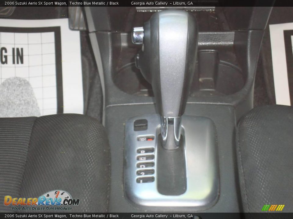 2006 Suzuki Aerio SX Sport Wagon Techno Blue Metallic / Black Photo #28