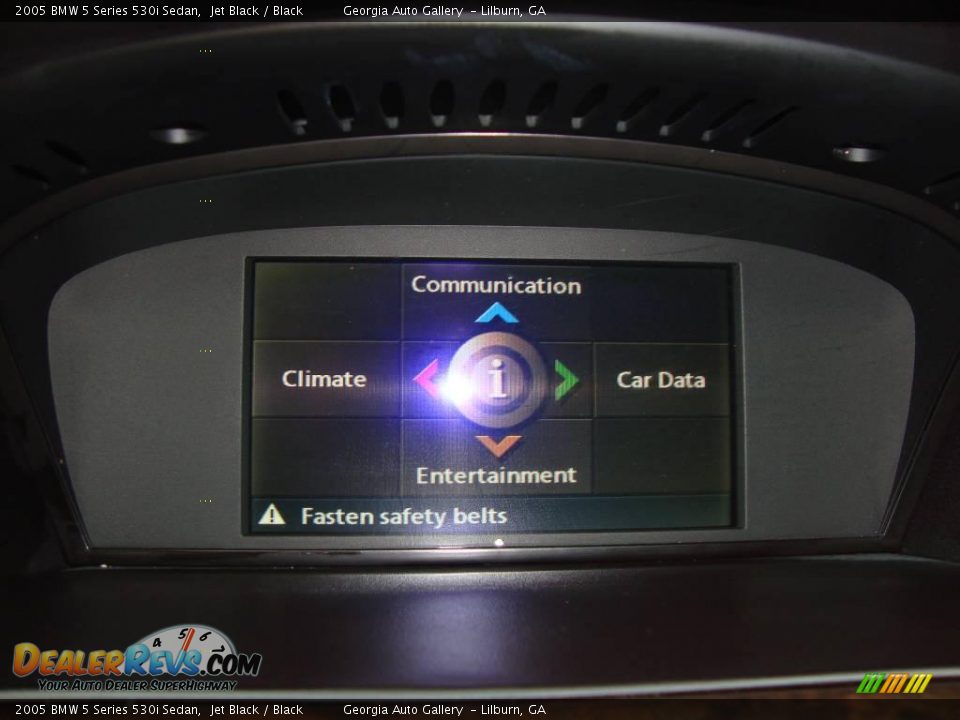 2005 BMW 5 Series 530i Sedan Jet Black / Black Photo #11