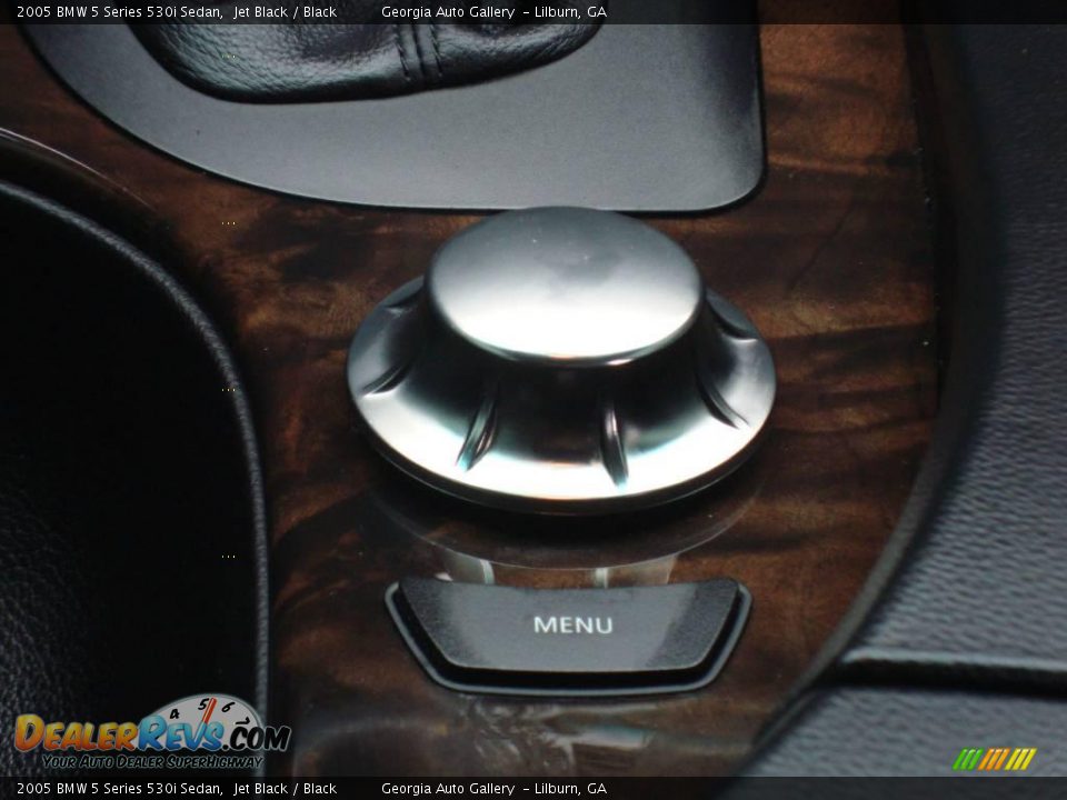 2005 BMW 5 Series 530i Sedan Jet Black / Black Photo #12