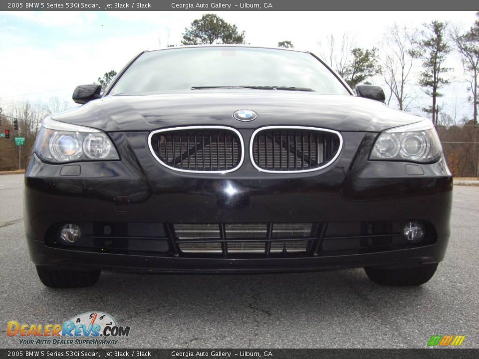 2005 BMW 5 Series 530i Sedan Jet Black / Black Photo #20