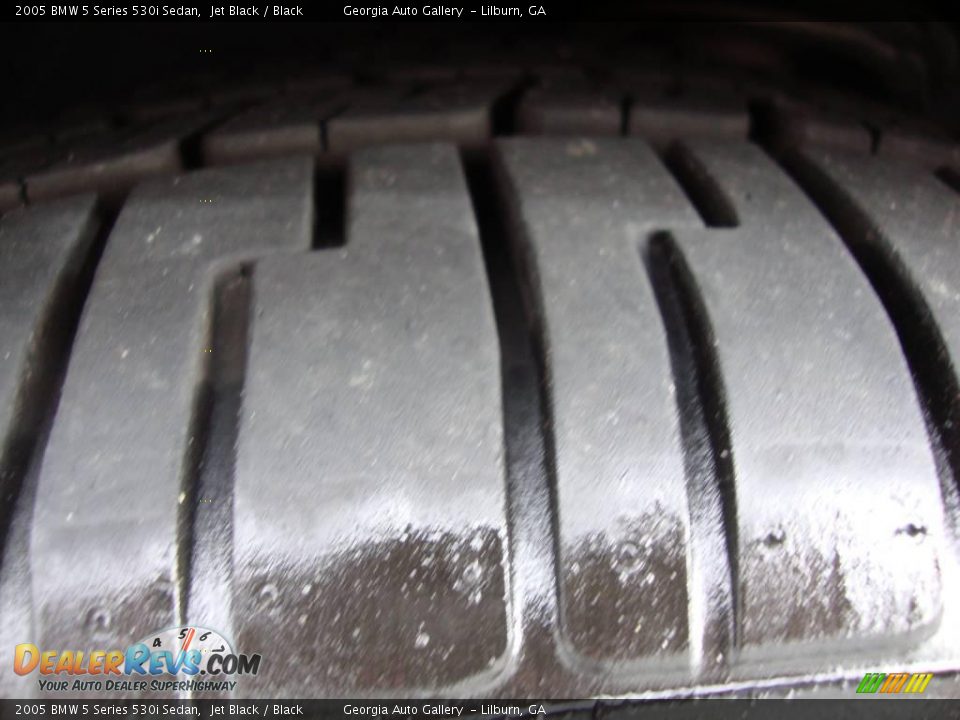 2005 BMW 5 Series 530i Sedan Jet Black / Black Photo #32