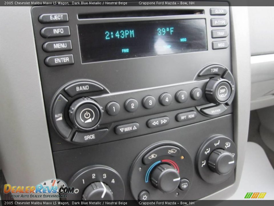 2005 Chevrolet Malibu Maxx LS Wagon Dark Blue Metallic / Neutral Beige Photo #10