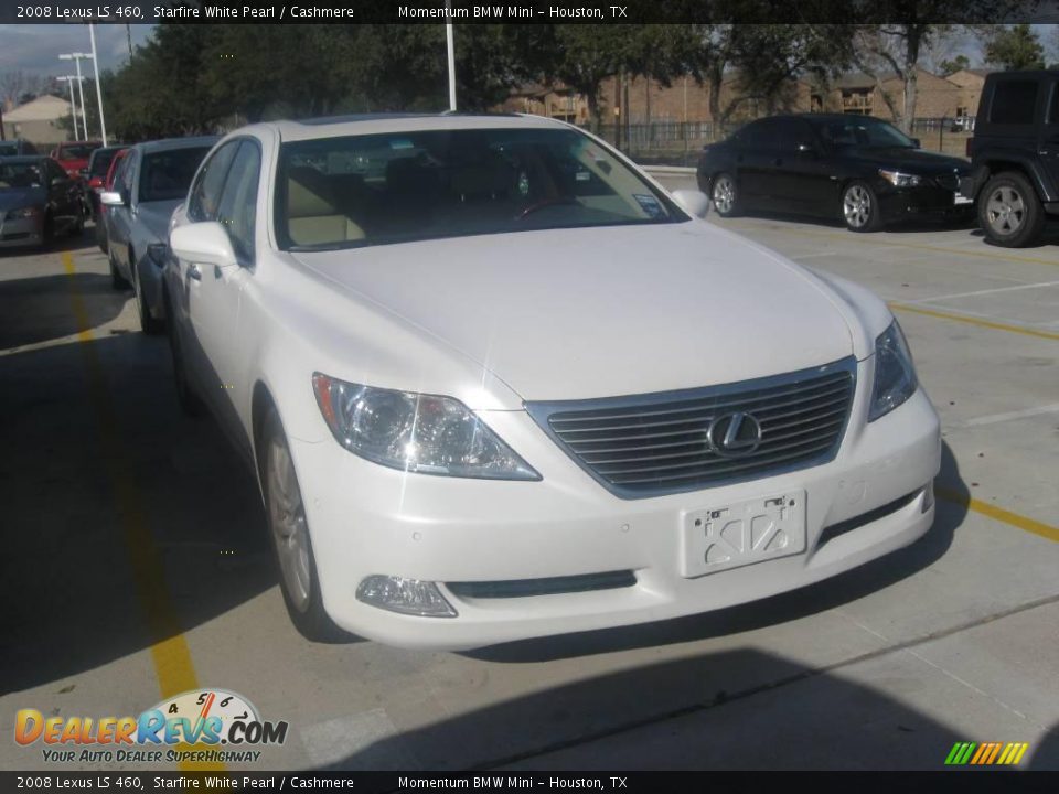 2008 Lexus LS 460 Starfire White Pearl / Cashmere Photo #2