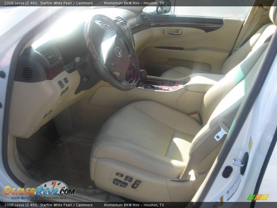 2008 Lexus LS 460 Starfire White Pearl / Cashmere Photo #3