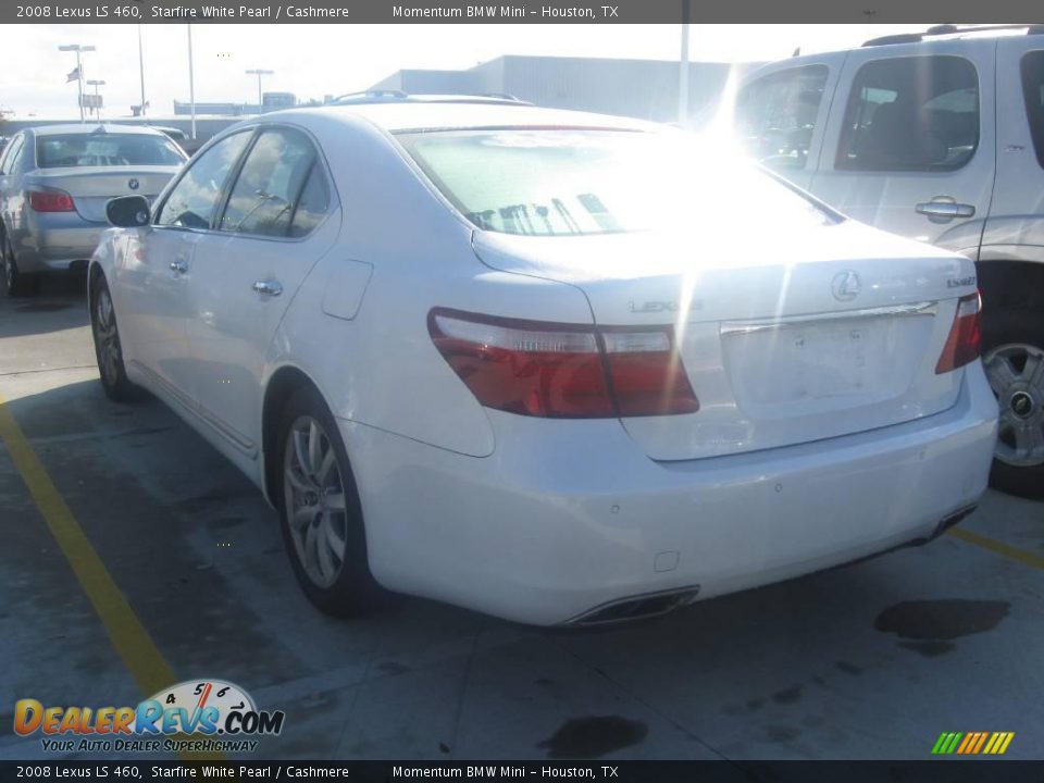 2008 Lexus LS 460 Starfire White Pearl / Cashmere Photo #4