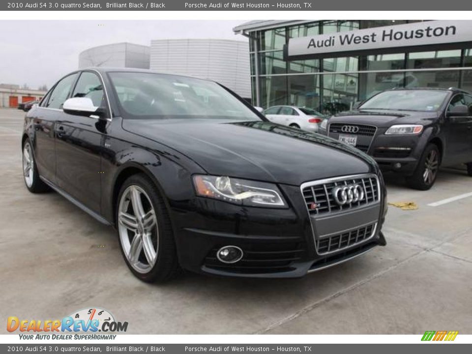 2010 Audi S4 3.0 quattro Sedan Brilliant Black / Black Photo #1