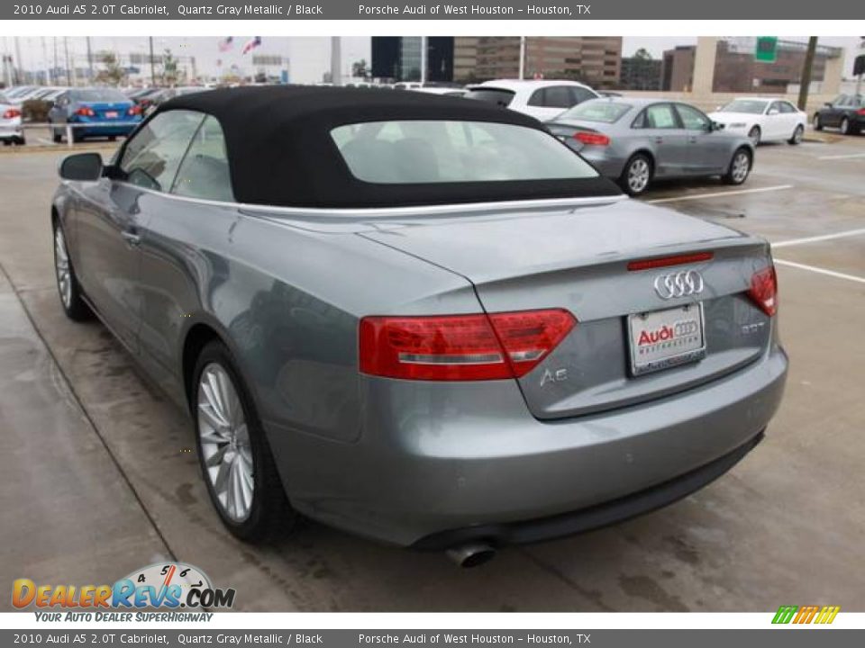 2010 Audi A5 2.0T Cabriolet Quartz Gray Metallic / Black Photo #2