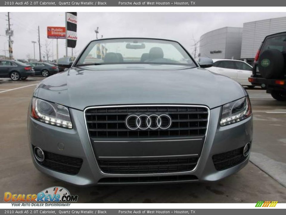 2010 Audi A5 2.0T Cabriolet Quartz Gray Metallic / Black Photo #4