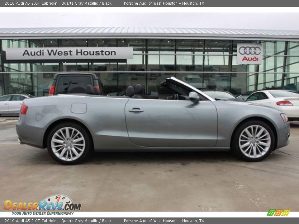 2010 Audi A5 2.0T Cabriolet Quartz Gray Metallic / Black Photo #5