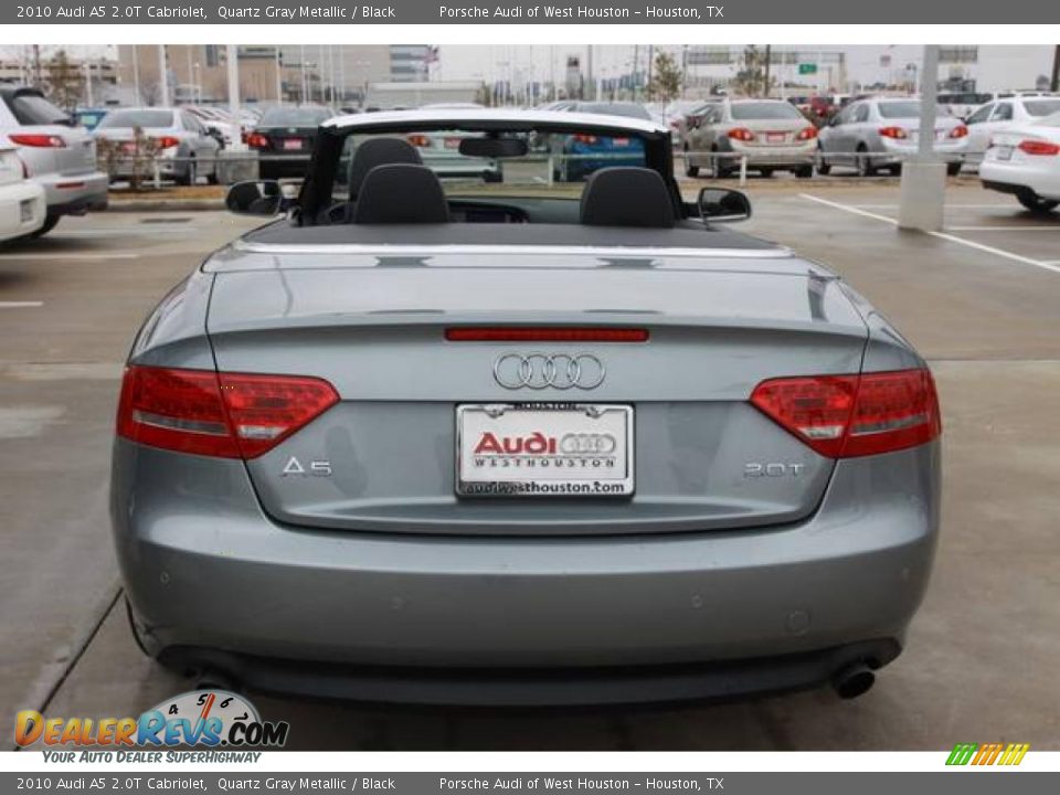 2010 Audi A5 2.0T Cabriolet Quartz Gray Metallic / Black Photo #7