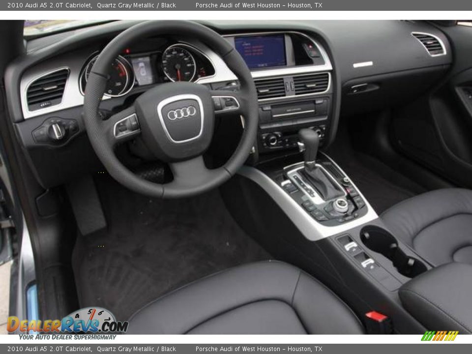2010 Audi A5 2.0T Cabriolet Quartz Gray Metallic / Black Photo #9