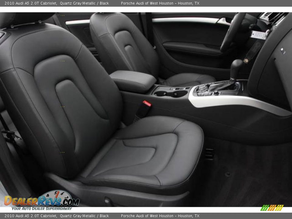 2010 Audi A5 2.0T Cabriolet Quartz Gray Metallic / Black Photo #12