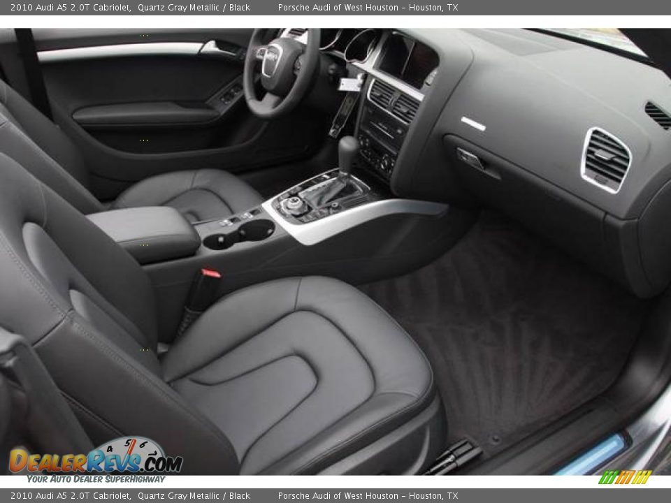 2010 Audi A5 2.0T Cabriolet Quartz Gray Metallic / Black Photo #13