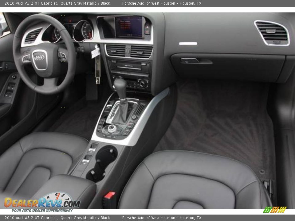 2010 Audi A5 2.0T Cabriolet Quartz Gray Metallic / Black Photo #14