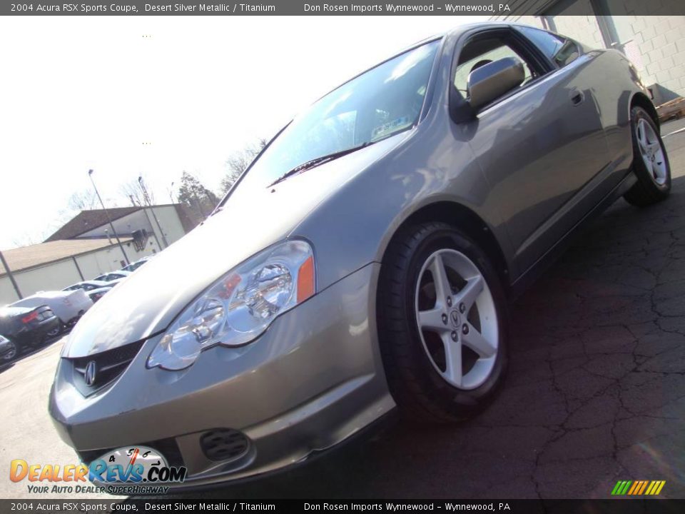 2004 Acura RSX Sports Coupe Desert Silver Metallic / Titanium Photo #2