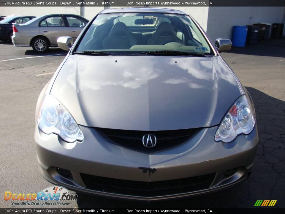 2004 Acura RSX Sports Coupe Desert Silver Metallic / Titanium Photo #3