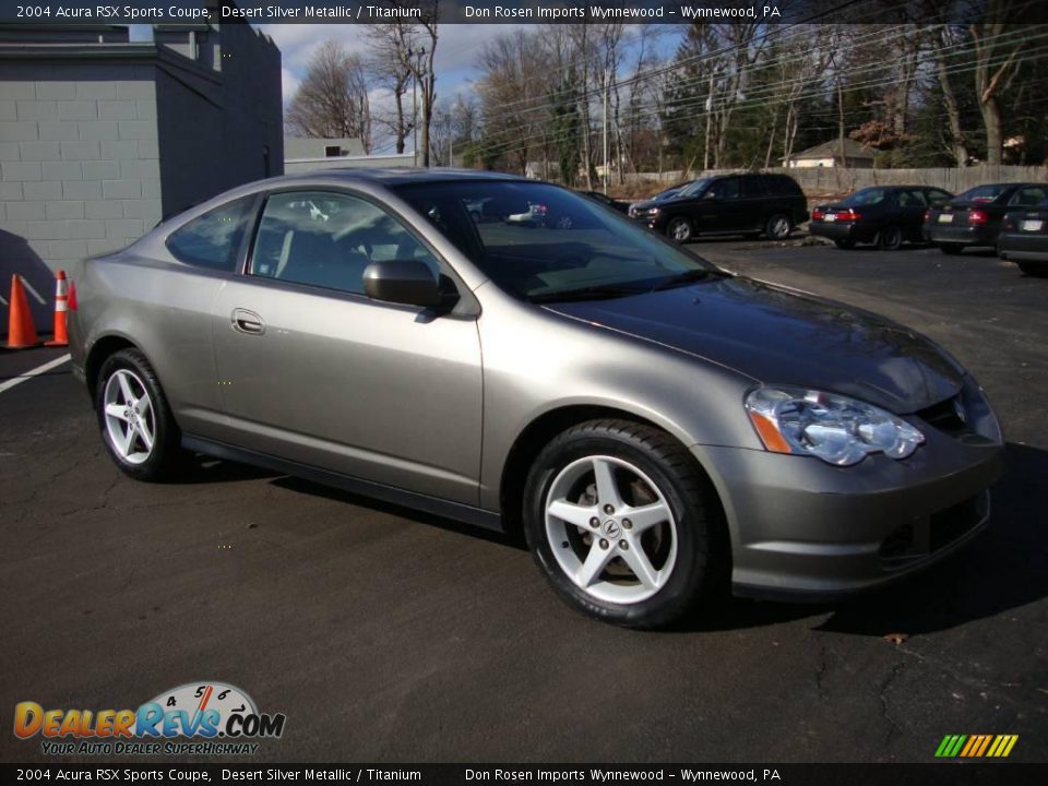 2004 Acura RSX Sports Coupe Desert Silver Metallic / Titanium Photo #5