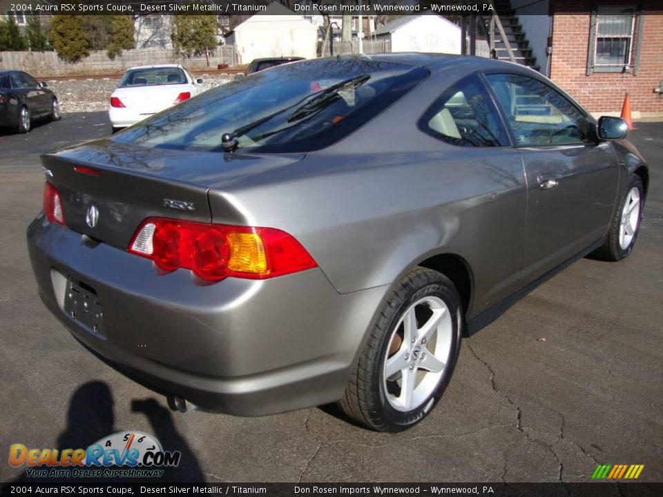 2004 Acura RSX Sports Coupe Desert Silver Metallic / Titanium Photo #7