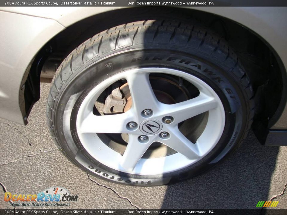 2004 Acura RSX Sports Coupe Desert Silver Metallic / Titanium Photo #23
