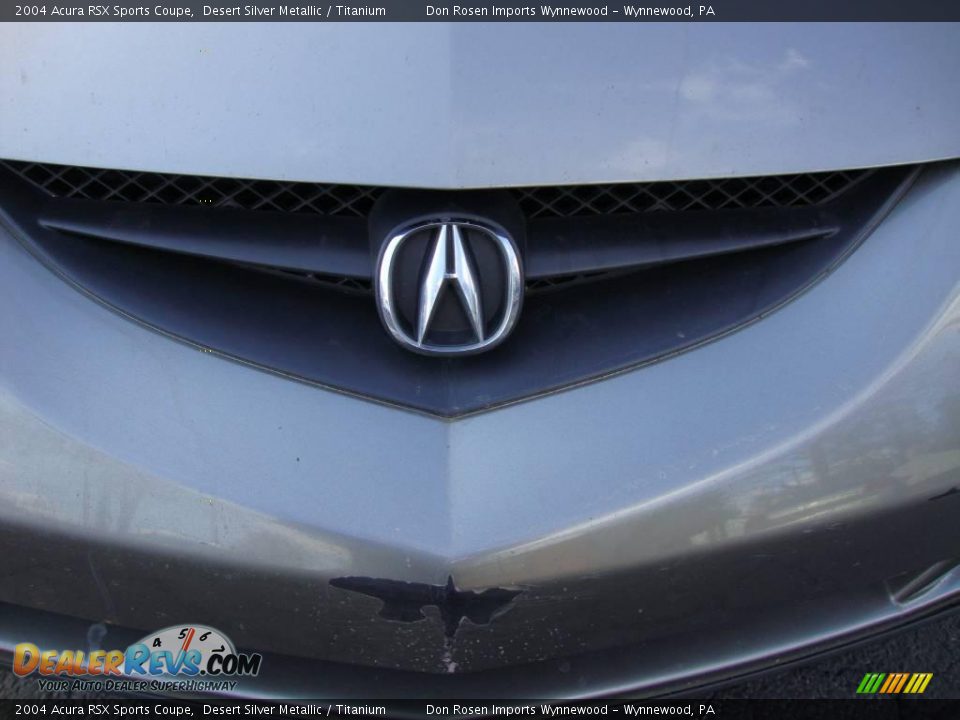 2004 Acura RSX Sports Coupe Desert Silver Metallic / Titanium Photo #34