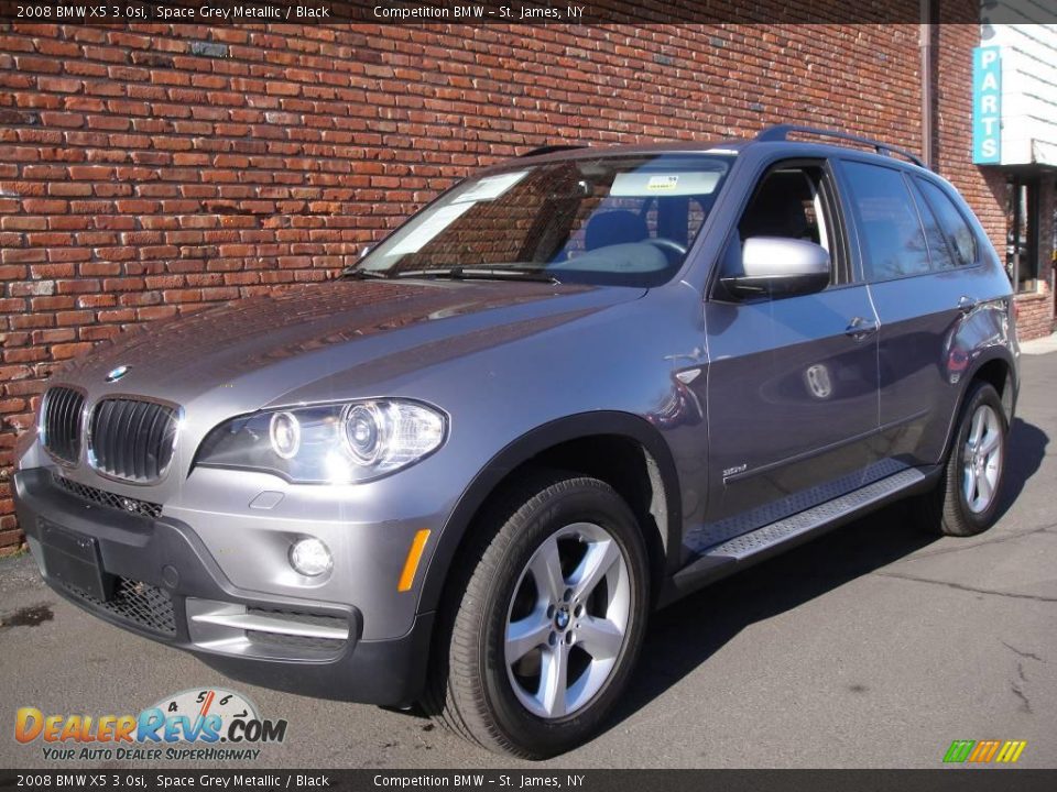 2008 BMW X5 3.0si Space Grey Metallic / Black Photo #1