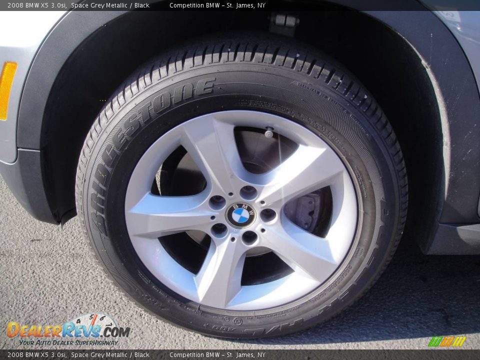 2008 BMW X5 3.0si Space Grey Metallic / Black Photo #8