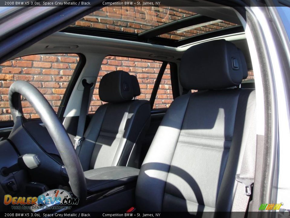 2008 BMW X5 3.0si Space Grey Metallic / Black Photo #10