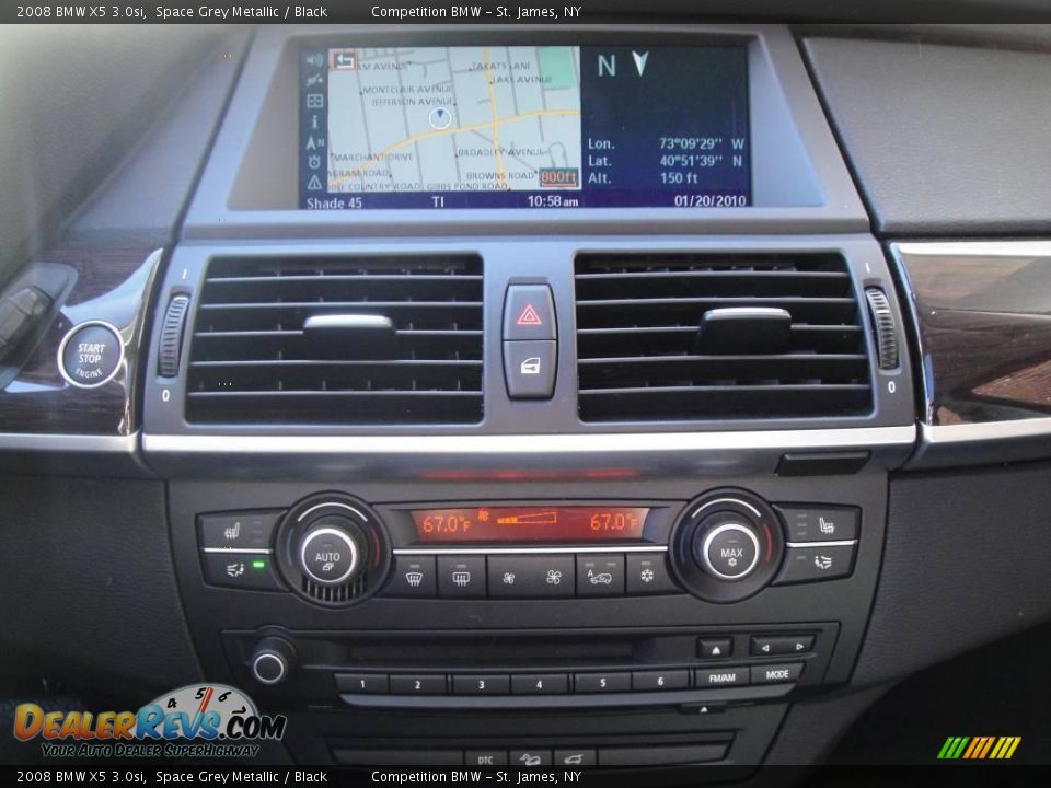 2008 BMW X5 3.0si Space Grey Metallic / Black Photo #14