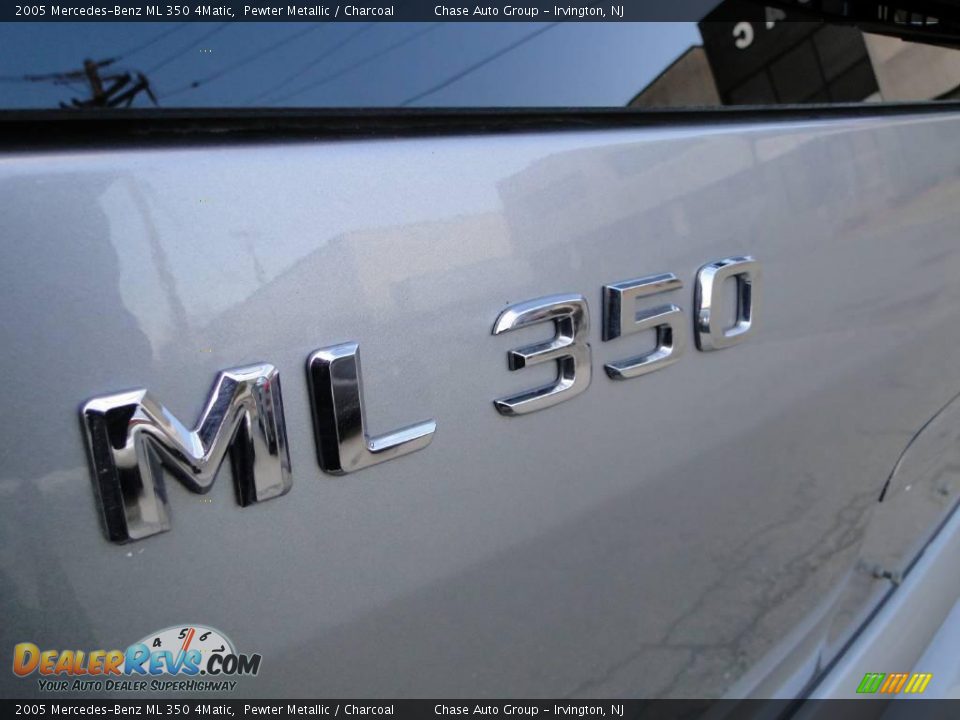 2005 Mercedes-Benz ML 350 4Matic Pewter Metallic / Charcoal Photo #10