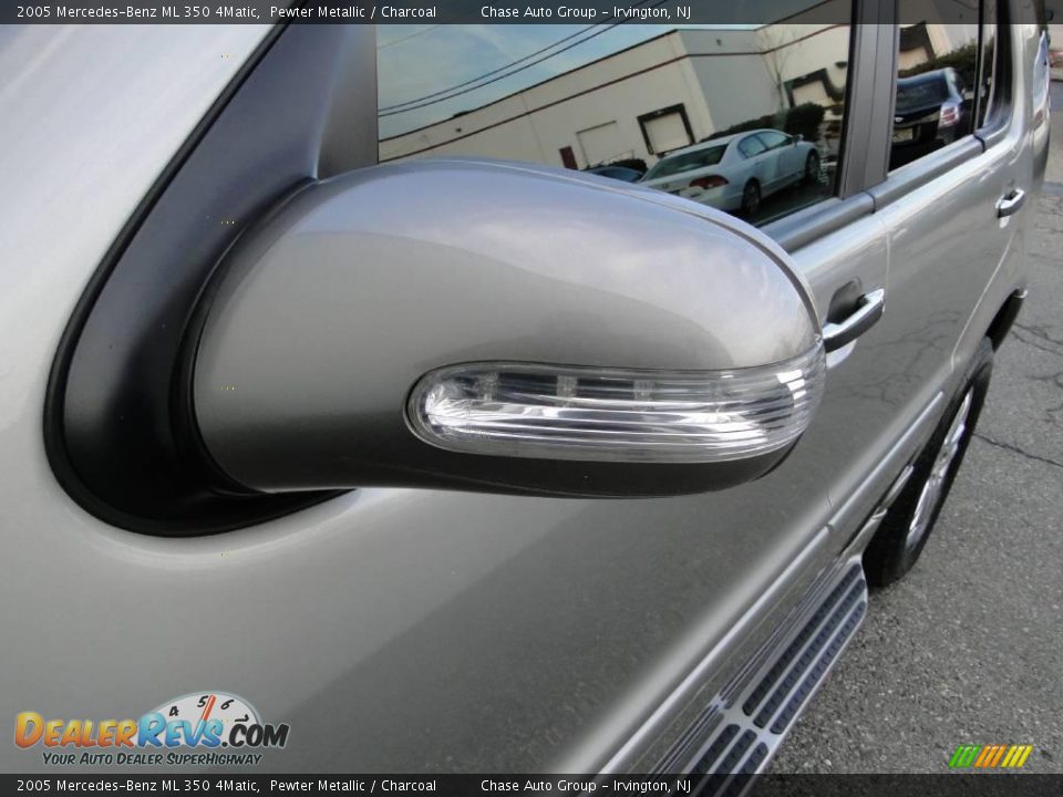 2005 Mercedes-Benz ML 350 4Matic Pewter Metallic / Charcoal Photo #12