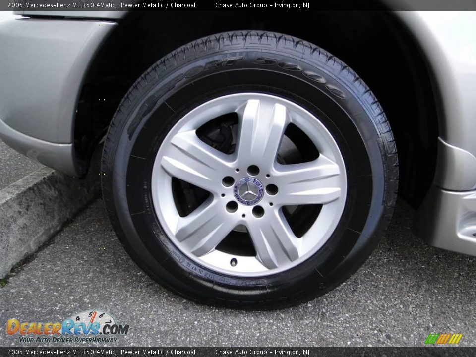 2005 Mercedes-Benz ML 350 4Matic Pewter Metallic / Charcoal Photo #15