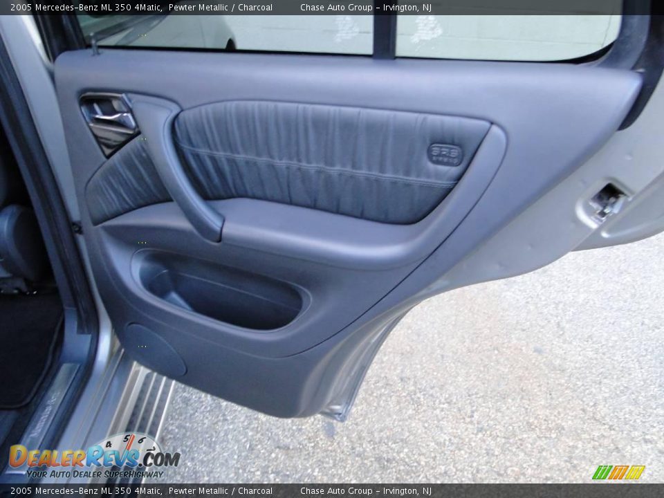 2005 Mercedes-Benz ML 350 4Matic Pewter Metallic / Charcoal Photo #22