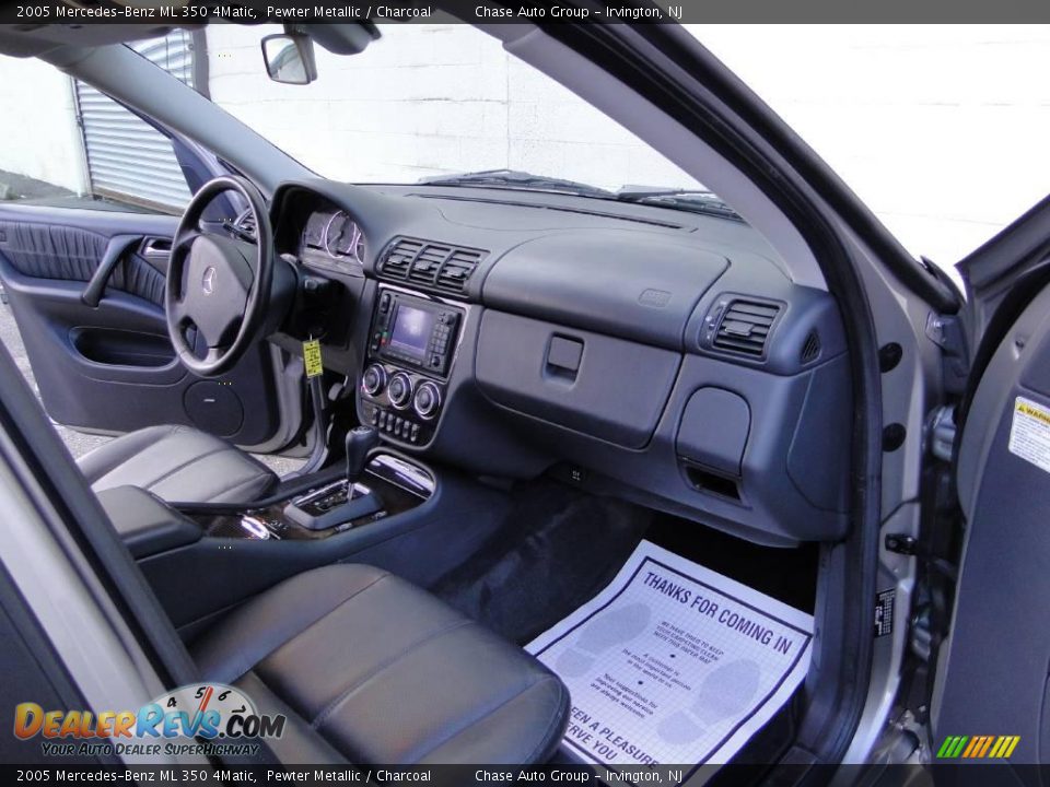 2005 Mercedes-Benz ML 350 4Matic Pewter Metallic / Charcoal Photo #24