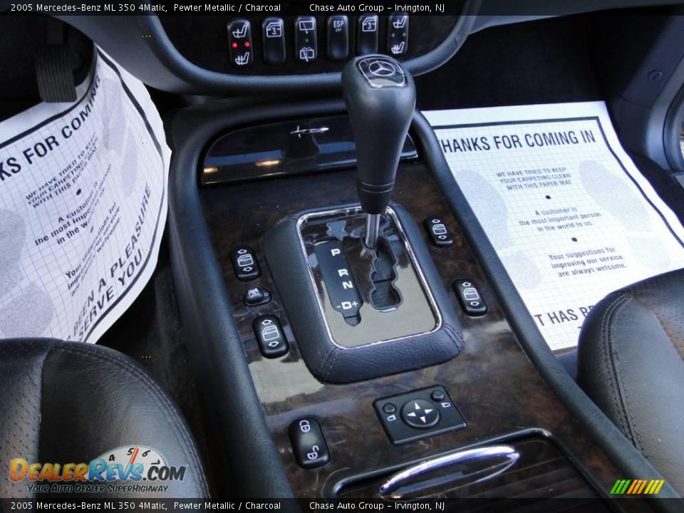 2005 Mercedes-Benz ML 350 4Matic Pewter Metallic / Charcoal Photo #36
